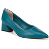 image:imageFranco Sarto Womens Racer Pointed Toe Block Heel PumpsDark Teal