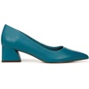 image:imageFranco Sarto Womens Racer Pointed Toe Block Heel PumpsDark Teal
