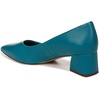 image:imageFranco Sarto Womens Racer Pointed Toe Block Heel PumpsDark Teal