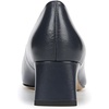 image:imageFranco Sarto Womens Racer Pointed Toe Block Heel PumpsNavy Blue Leather