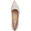 image:imageFranco Sarto Womens Racer Pointed Toe Block Heel PumpsPutty White Leather