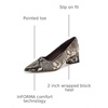 image:imageFranco Sarto Womens Racer Pointed Toe Block Heel PumpsRoccia Snake