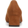 image:imageFranco Sarto Womens Racer Pointed Toe Block Heel PumpsSaddle Brown Suede