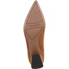 image:imageFranco Sarto Womens Racer Pointed Toe Block Heel PumpsSaddle Brown Suede
