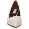 image:imageFranco Sarto Womens Racer Pointed Toe Block Heel PumpsStone Grey Leather