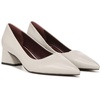 image:imageFranco Sarto Womens Racer Pointed Toe Block Heel PumpsStone Grey Leather
