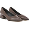 image:imageFranco Sarto Womens Racer Pointed Toe Block Heel PumpsTruffle Brown Leather