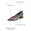 image:imageFranco Sarto Womens Racer Pointed Toe Block Heel PumpsTruffle Brown Leather