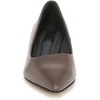 image:imageFranco Sarto Womens Racer Pointed Toe Block Heel PumpsTruffle Brown Leather