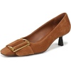 Saddle Brown Suede