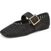 image:imageFranco Sarto OakesBlack Woven Faux Leather