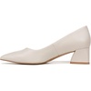 Putty White Leather