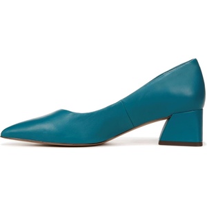 image:imageFranco Sarto Womens Racer Pointed Toe Block Heel PumpsDark Teal