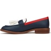 Navy/White/Red Color Block