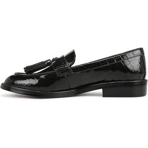image:imageFranco Sarto Carolyn Low SliponsBlack Croco Faux Leather